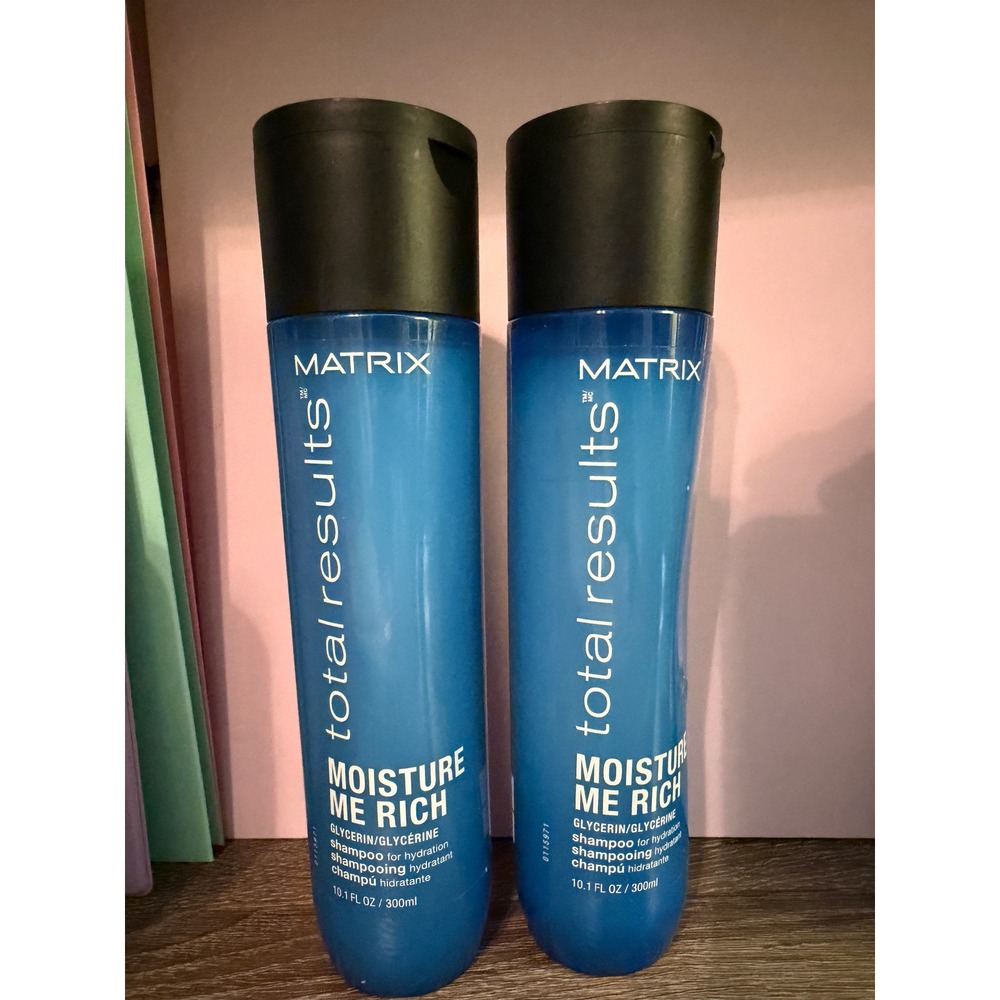 Matrix Total Results Moisture Me Rich Shampoo hair care Set of 2